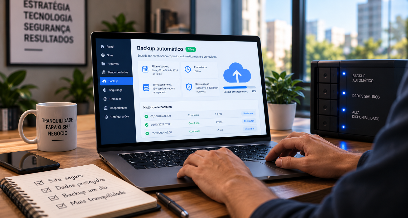 Backup automático: o item que só parece importante depois que dá problema